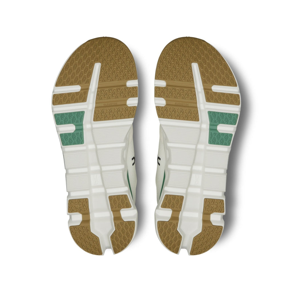 On Mens Cloudrunner 2- White/Green (3ME10144433)