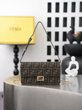 Fendi FF Monogram Chain Shoulder Bag
