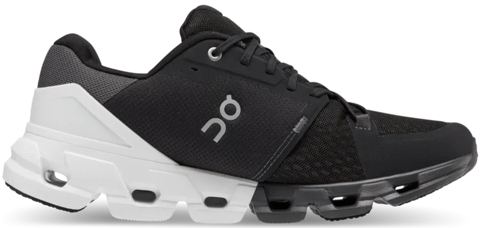 On Womens Cloudflyer 4- BLACK/WHITE (71.98671)