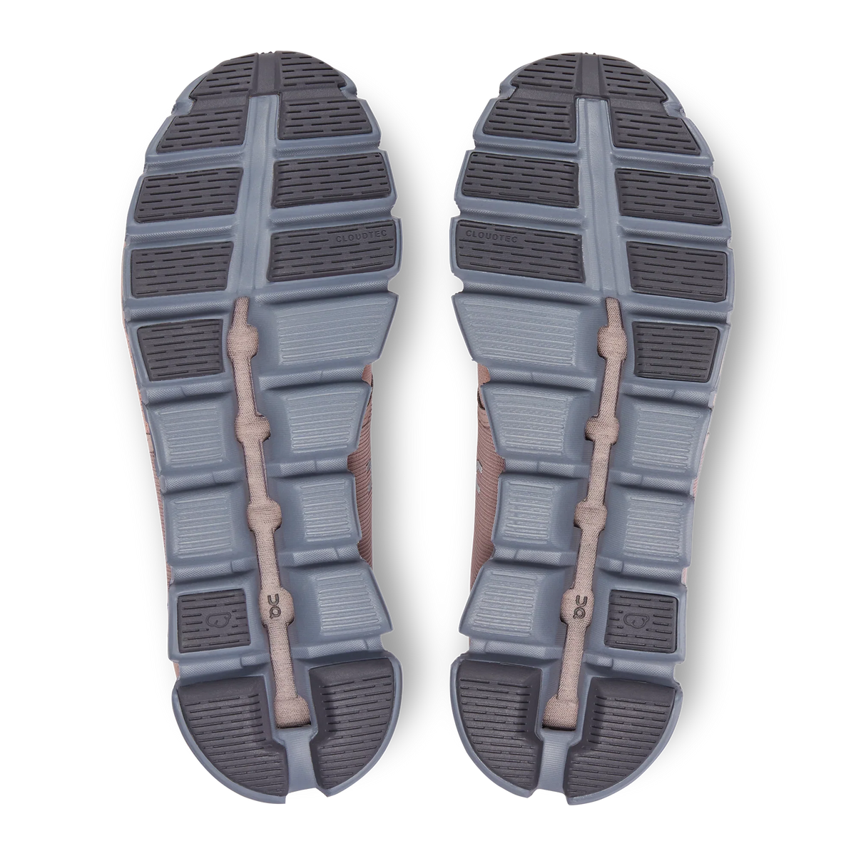On Womens Cloud 5 Waterproof - Rose/Fossil (59.98527)